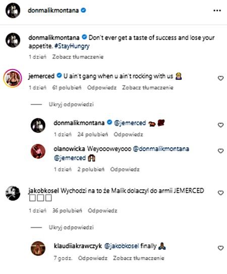 Malik Montana i Jessica Mercedes są parą?