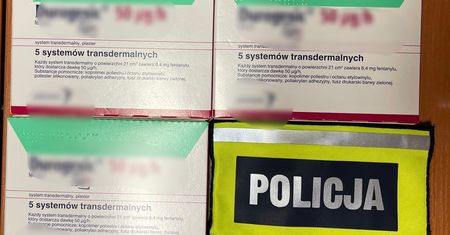Żuromińska policja zatrzymała mężczyznę z plastrami fentanylu