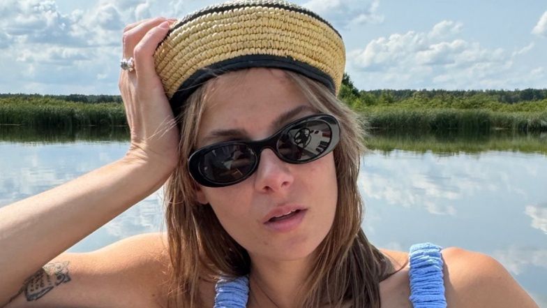 Marta Wierzbicka pręży się w bikini na motorówce (FOTO)