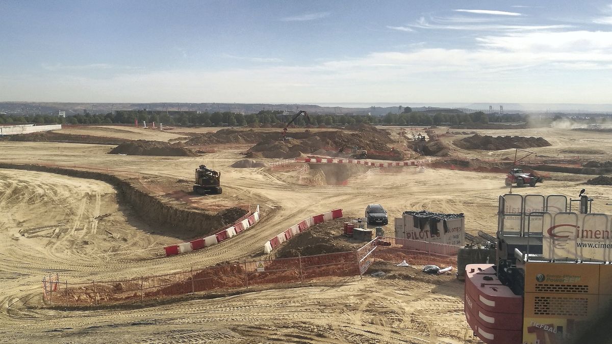 Getty Images / Cristina Arias / Na zdjęciu: budowa toru Madring na potrzeby F1