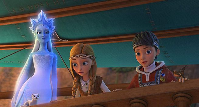 Agata Kulesza i Natalia Szroeder w animacji "Królowa Śniegu: po drugiej stronie lustra"