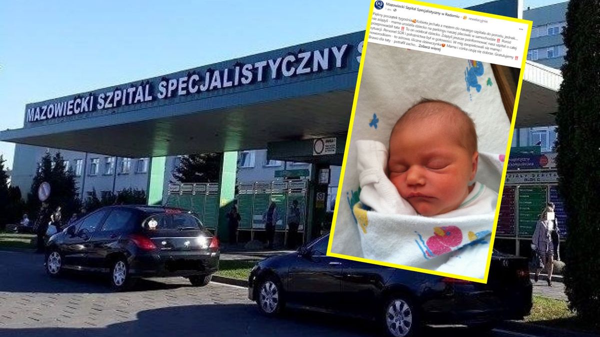 Dziecko urodziło się na parkingu pod szpitalem 