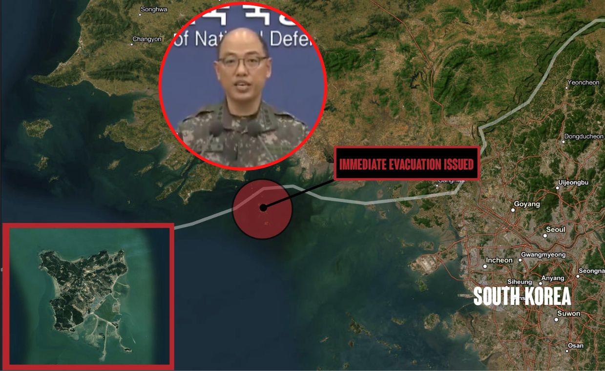North Korea fires 200+ artillery shells near maritime border arousing South Korea's retaliation