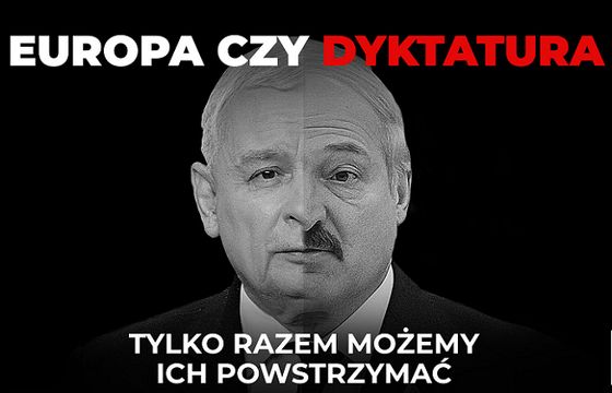 Senator KO zestawił na billboardzie Kaczyńskiego i Łukaszenkę. „Tylko razem możemy ich powstrzymać”