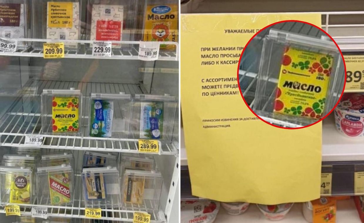 Russland: Butterpreise explodieren, Diebstähle nehmen zu