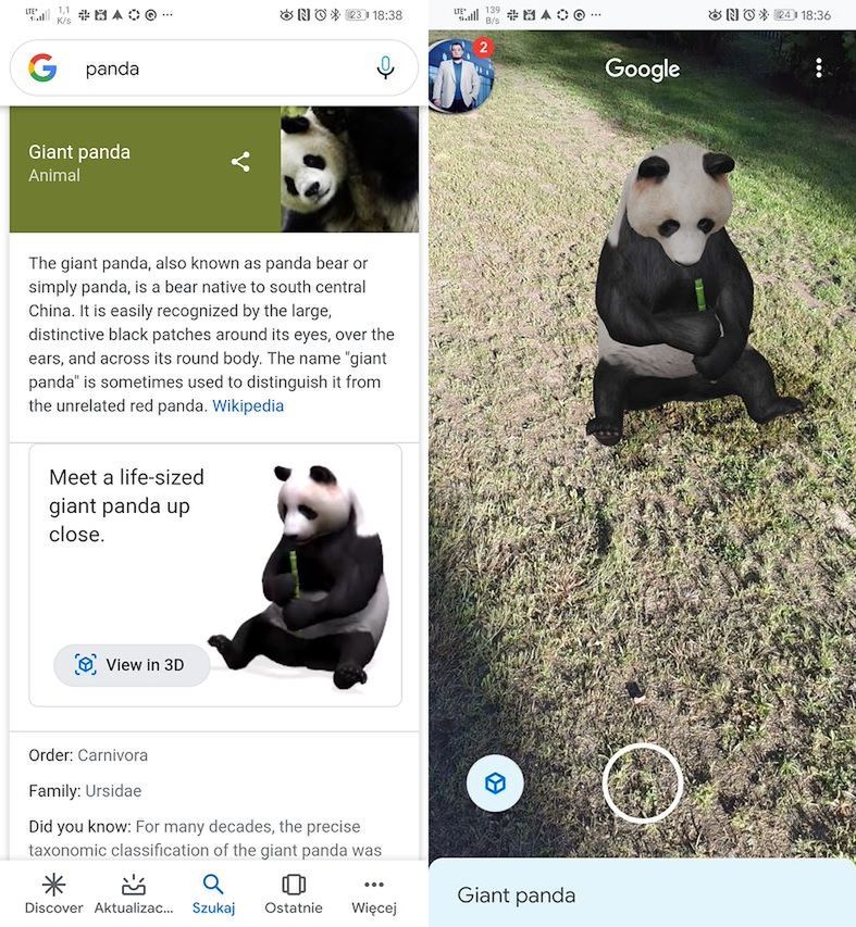 Modele AR wchodzą do wyszukiwarki Google [#wSkrócie] 2
