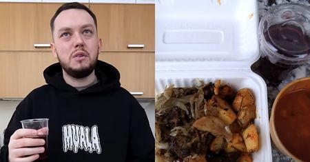 Książulo przetestował stołówkę posłów. Nie jest dobrze. "Może dlatego mają takie ŚREDNIE nastroje?" (WIDEO)