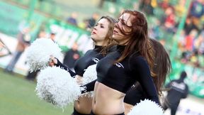Gorące Cheerleaders Bełchatów na meczu PGE GKS - Wisła Kraków (zdjęcia)