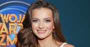 Natalia Janoszek na planie show Polsatu. Wskoczyła w dopasowane wdzianko