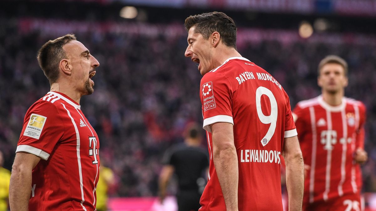 Franck Ribery i Robert Lewandowski