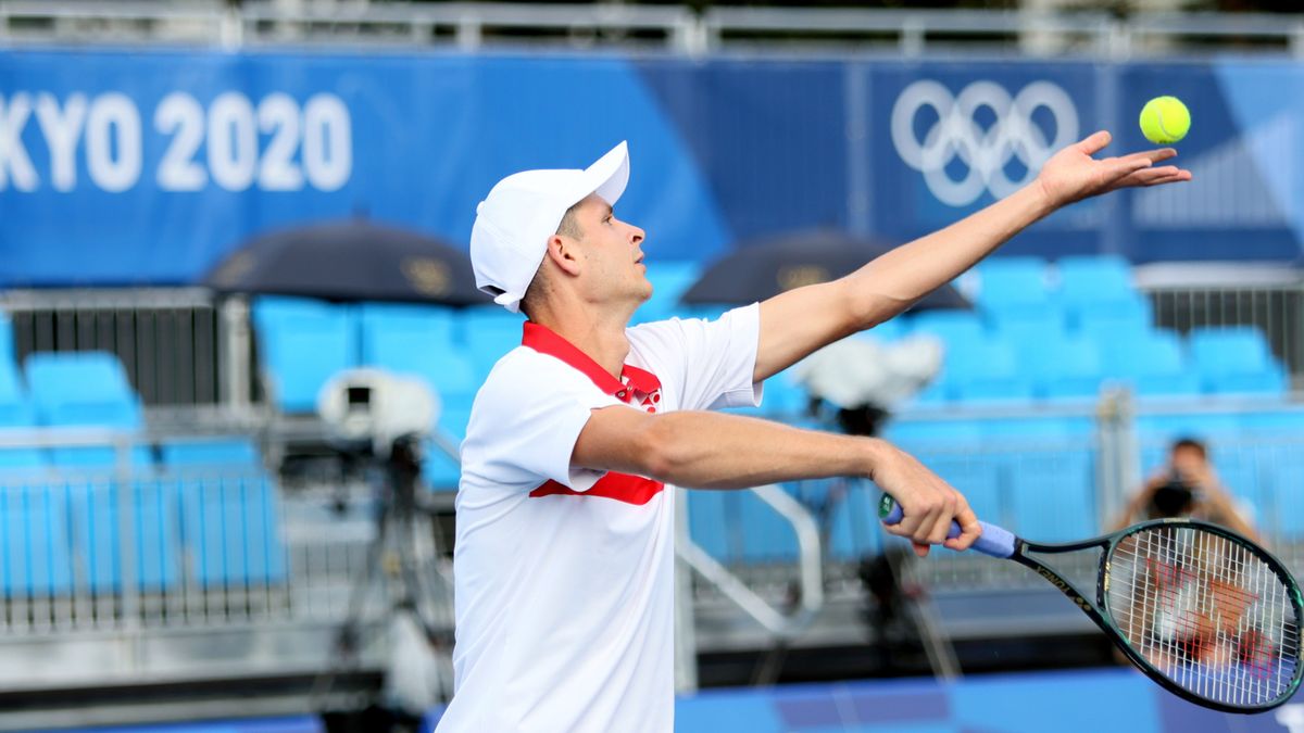 PAP / Leszek Szymański  / Na zdjęciu: Hubert Hurkacz