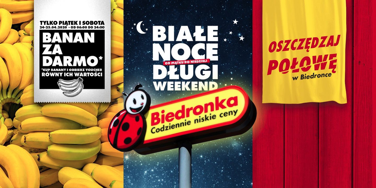 Biedronka zaprasza na długi weekend