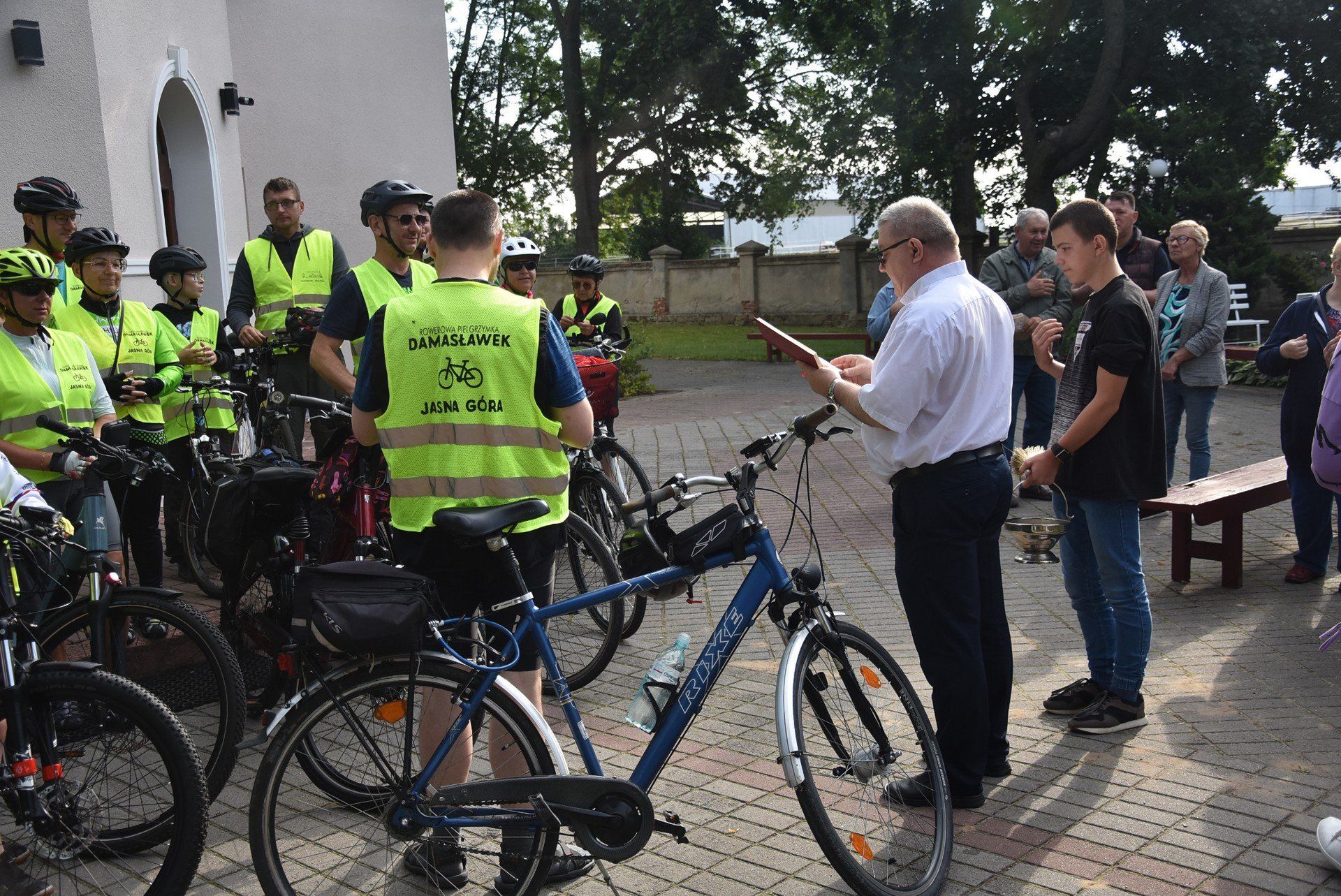 Ostatnie błogosławieństwo przed wyjazdem