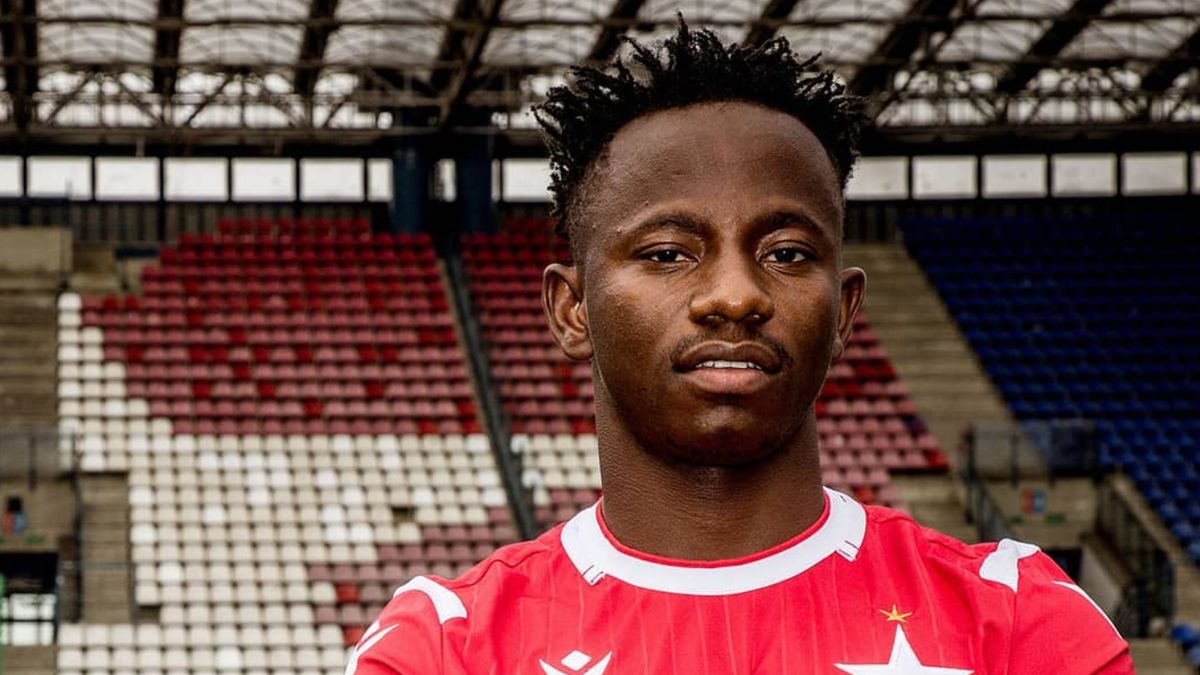 Materiały prasowe / wisla.krakow.pl / Na zdjęciu: Yaw Yeboah