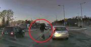 Zielona Góra: Szokujący atak na drodze, rzucił butelką w auto, awantura na jezdni