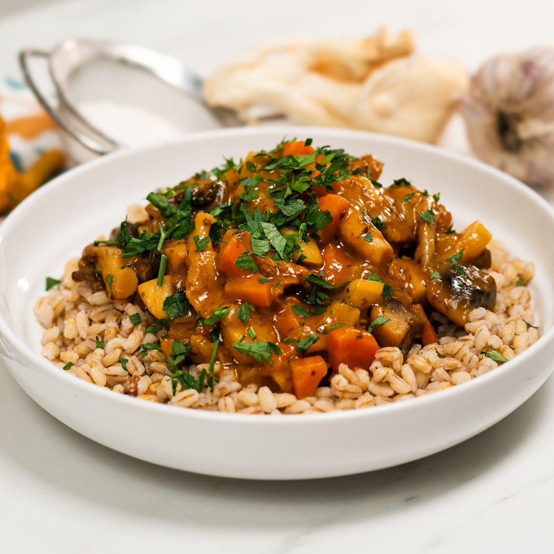 Warming mushroom stew