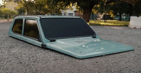 Wygląda jak błąd grafiki. Najniższe auto świata działa i jeździ
