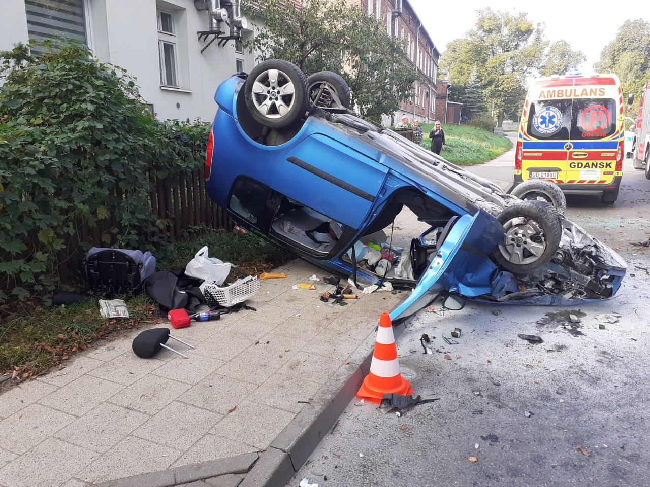 Do zdarzenia doszło na ulicy Małomiejskiej na gdańskiej Oruni