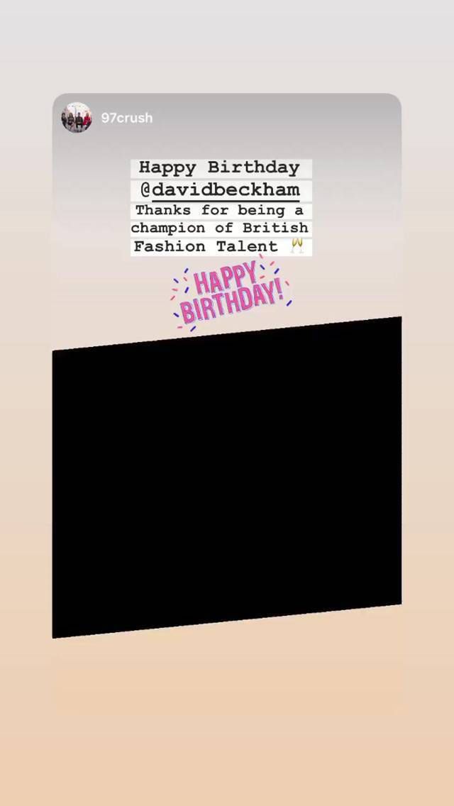 David Beckham - życzenia urodzinowe