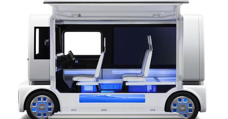 Daihatsu FC Sho Case Fuel Cell Concept - telewizor na kołach