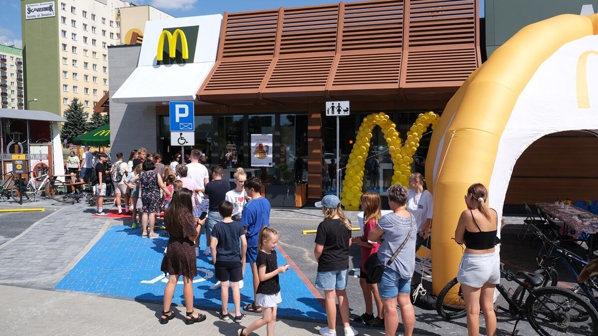 Otwarcie McDonalds w Łęcznej