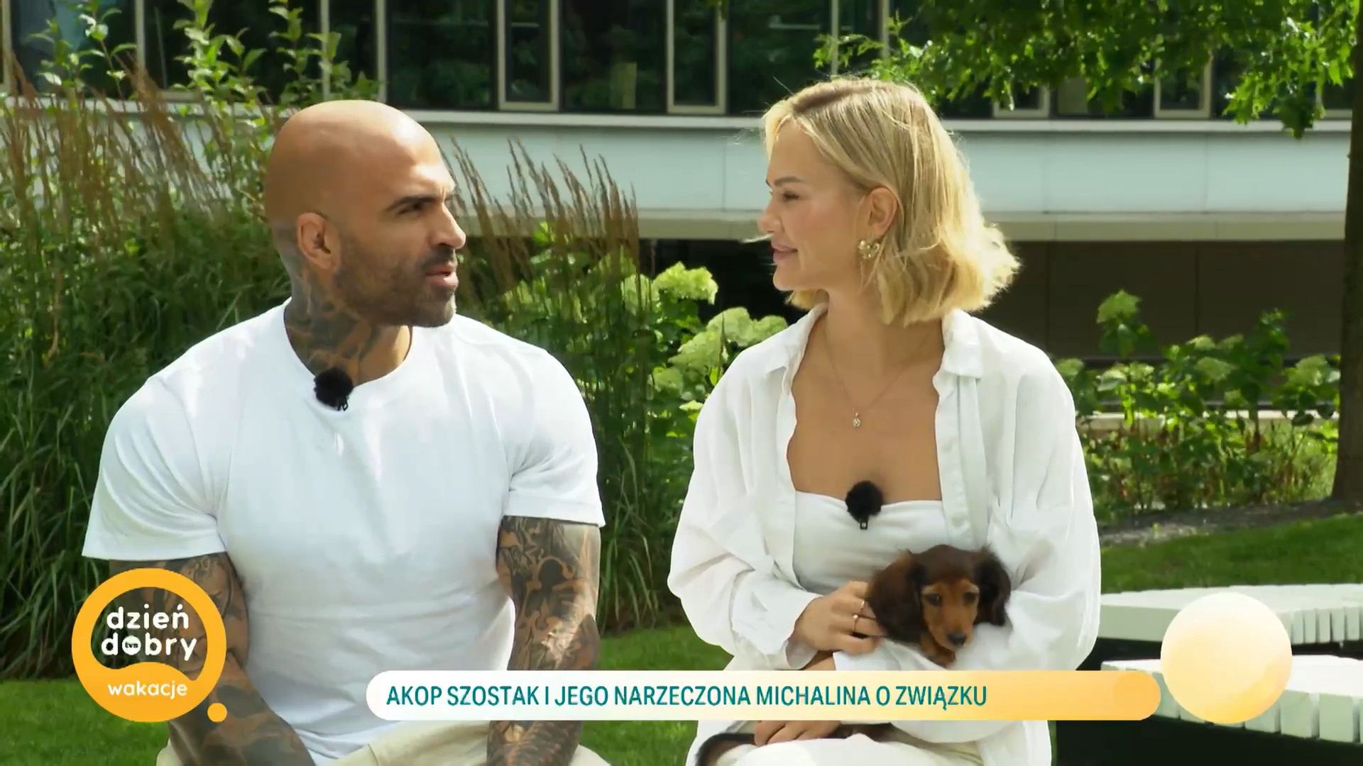 Akop Szostak i Michalina Zagórska w "Dzień Dobry TVN"