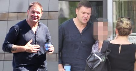 Mędzący Karolak przejmuje się plamą na koszuli (WIDEO)