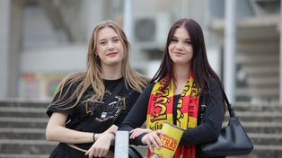Kielce: Kibice na meczu Korona Kielce - Radomiak Radom w PKO BP Ekstraklasie. Jesteście na Exbud Arenie? Szukajcie się na zdjęciach