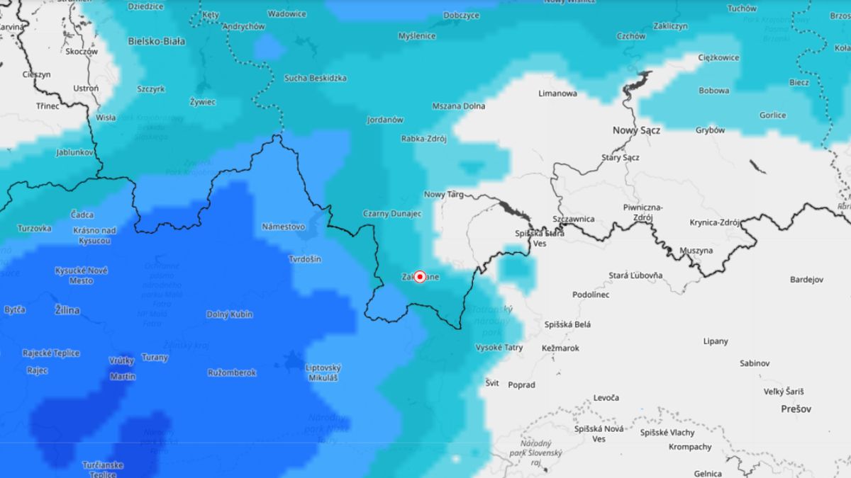 W weekend w Zakopanem może popadać