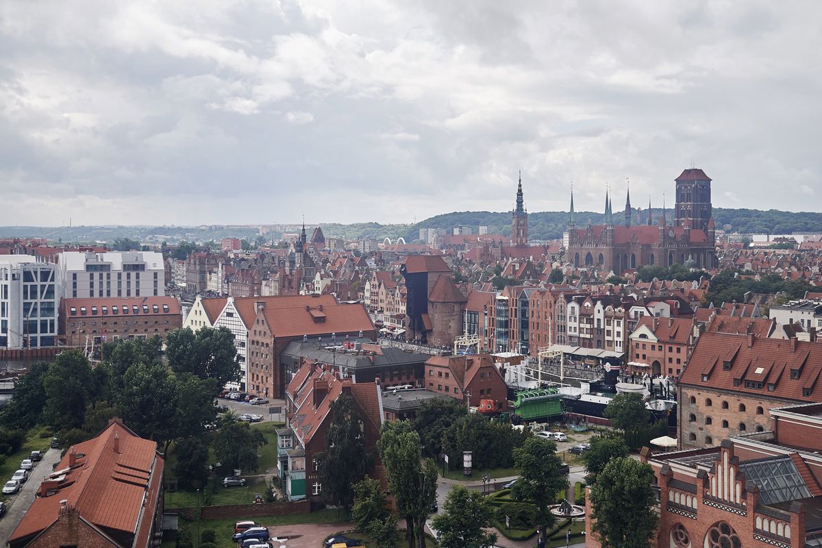 Gdańsk. Panorama miasta
