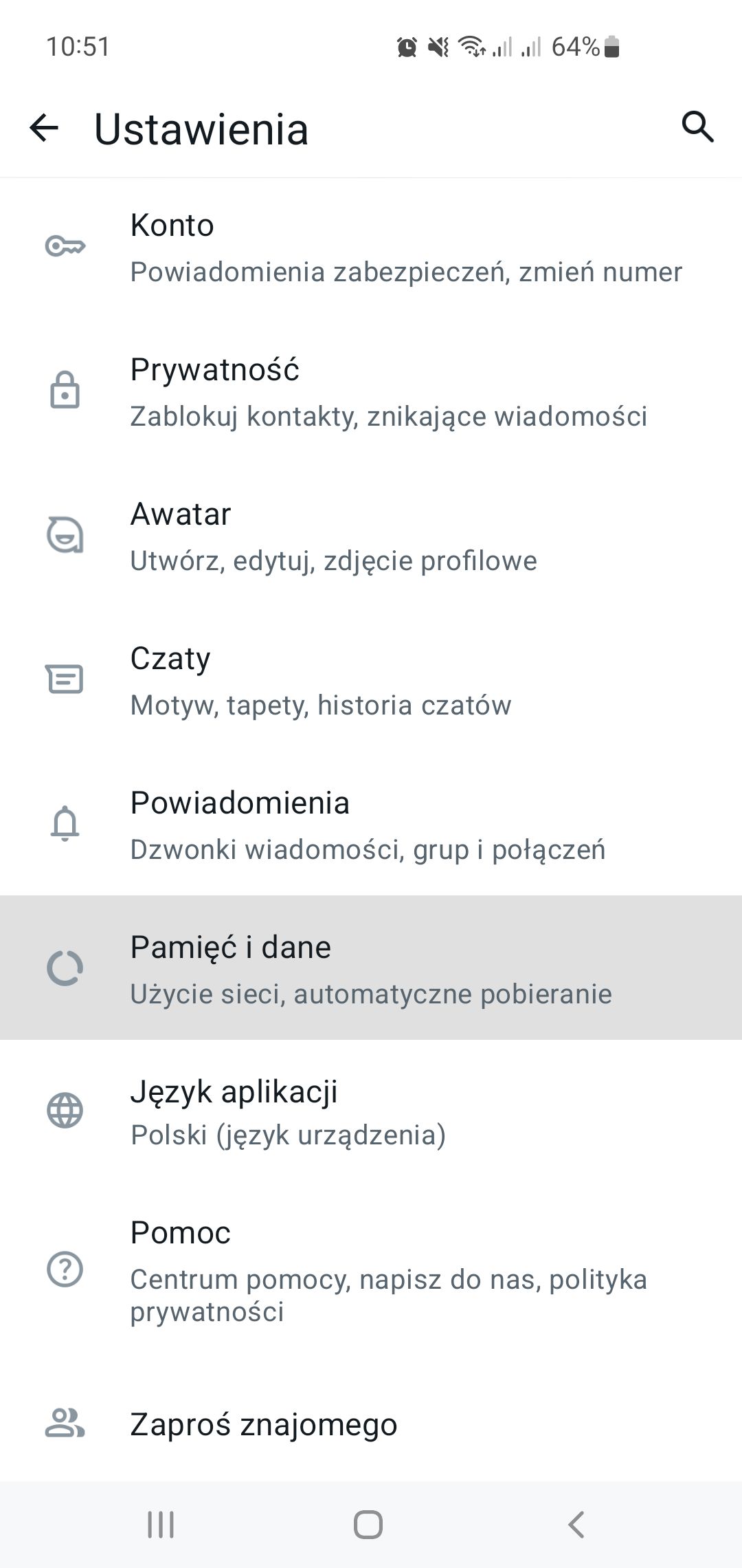 WhatsApp - ustawienia jakości zdjęć i filmów