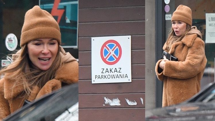 Szofer Joanny Przetakiewicz parkuje bentleyem na zakazie