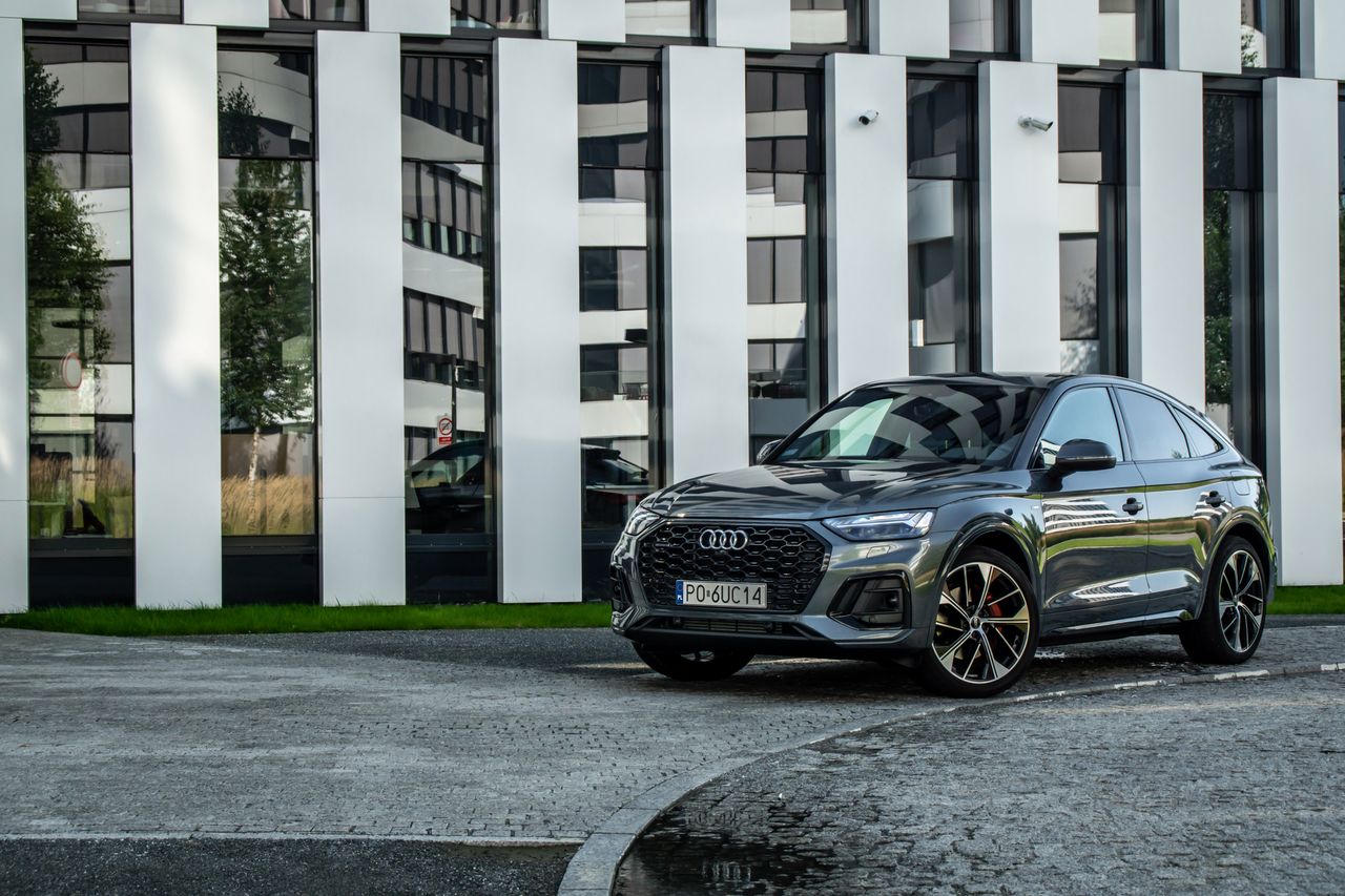 Test: Audi Q5 Sportback 55 TFSI e - najmodniejszy, ale wcale nie najoszczędniejszy zestaw sezonu