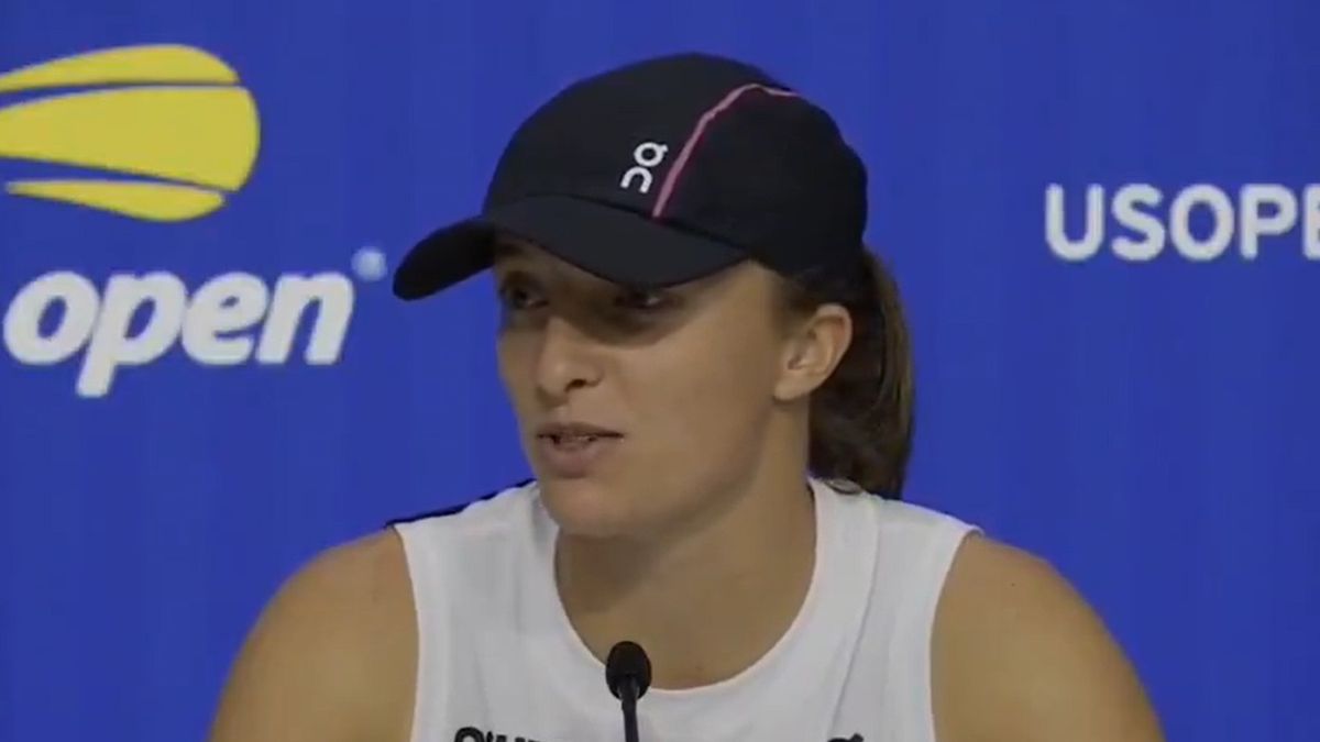 YouTube / US Open / Na zdjęciu: Iga Świątek