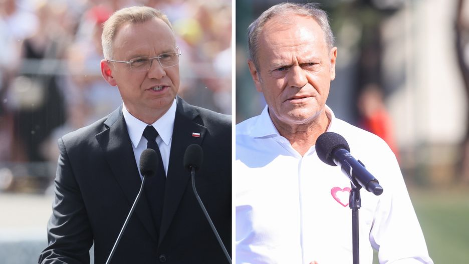 Andrzej Duda i Donald Tusk