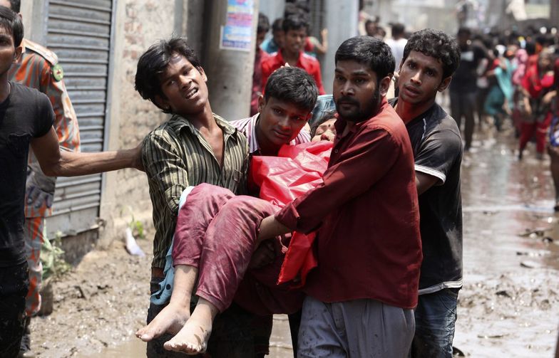 Nowy bilans zawalenia się budynku w Bangladeszu