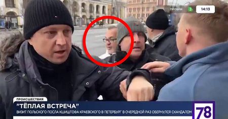 Atak na polskiego ambasadora w Rosji. Jest nagranie