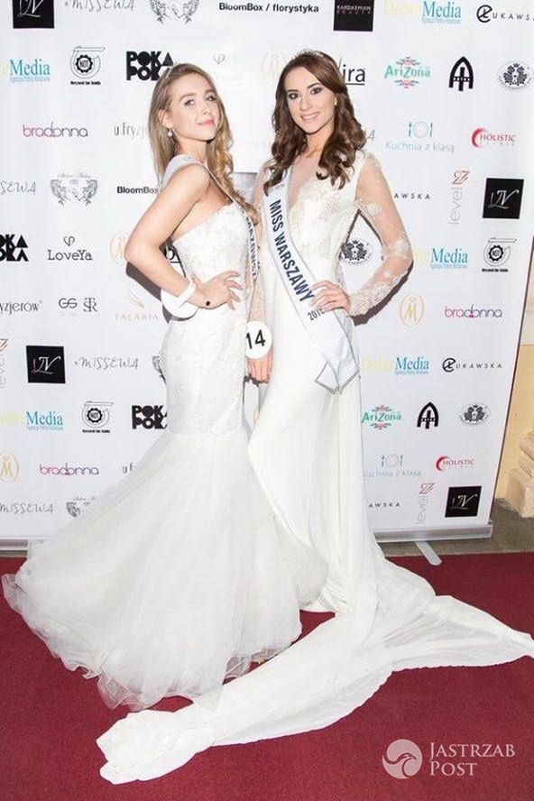 Aleksandra Domańska (Miss Warszawy 2016) i Monika Kirejczyk (Miss Mazowsza 2016)