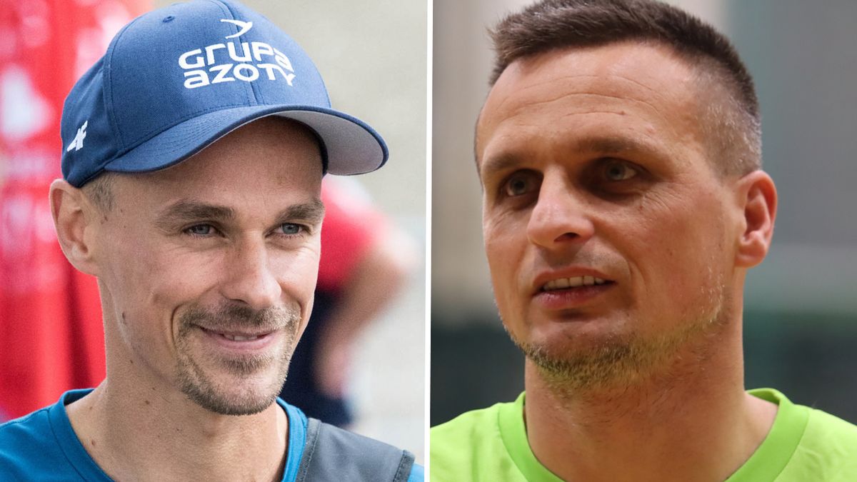 Na zdjęciu od lewej: Piotr Żyła i Sławomir Peszko