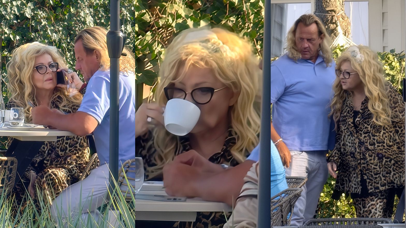 Magda Gessler z przyjacielem