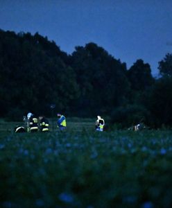 Strzegom. Rozbił się śmigłowiec. Dwie osoby nie żyją