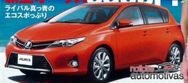 2013 Toyota Auris - pierwszy przeciek