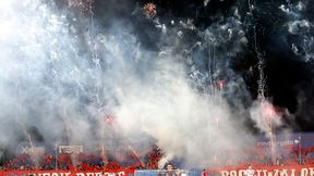 Fajerwerki zamiast rac. "Zabawa" kibiców w Częstochowie [WIDEO]