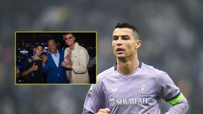 Cristiano Ronaldo wybrał się na galę boksu. Co za spotkanie!