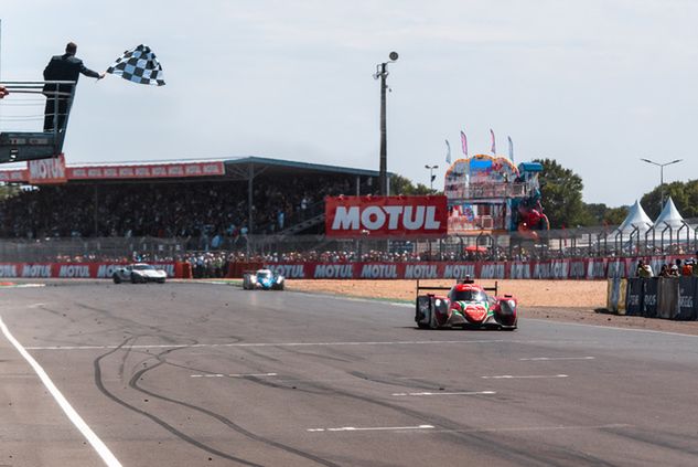 Robert Kubica na mecie 24h Le Mans