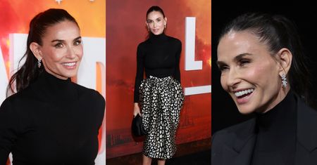 Coraz szczuplejsza Demi Moore prezentuje ULTRAGŁADKIE LICO na premierze. Uwierzycie, że ma 63 lata? (ZDJĘCIA)