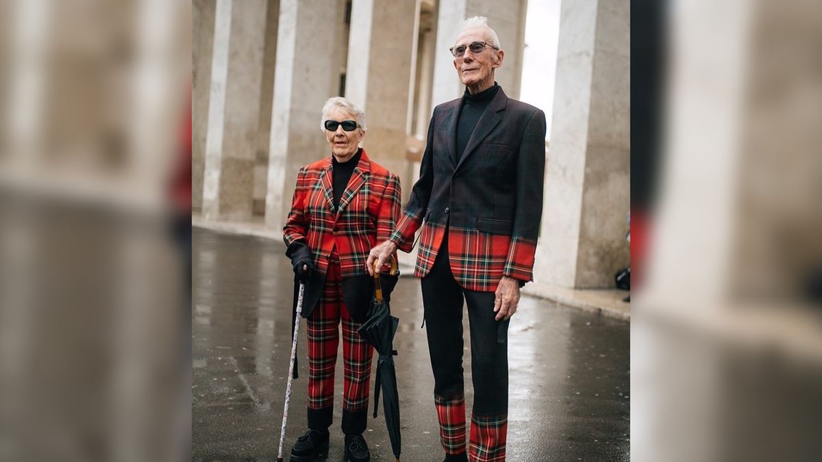 86-letni dziadkowie zapozowali do zdjęć ekstrawaganckich ubrań wnuczka 1