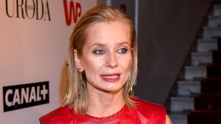 Magdalena Cielecka w ciemnych włosach