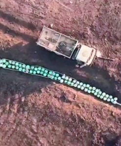 Tajemnicze zachowanie Rosjan. Coś zakopują przed linią frontu