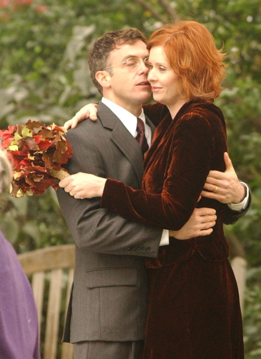 David Eigenberg i Cynthia Nixon